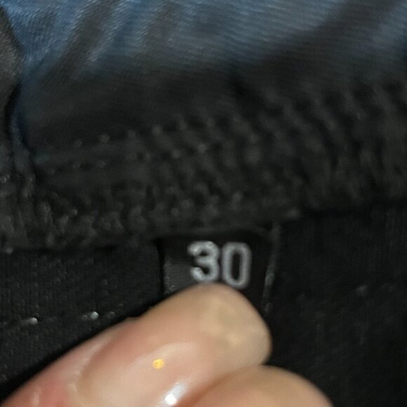 CHRISTOS NEW YORK The Track Jogger Black Jean Slim w/Red & Black Stripe Men's 30 - Picture 12 of 12